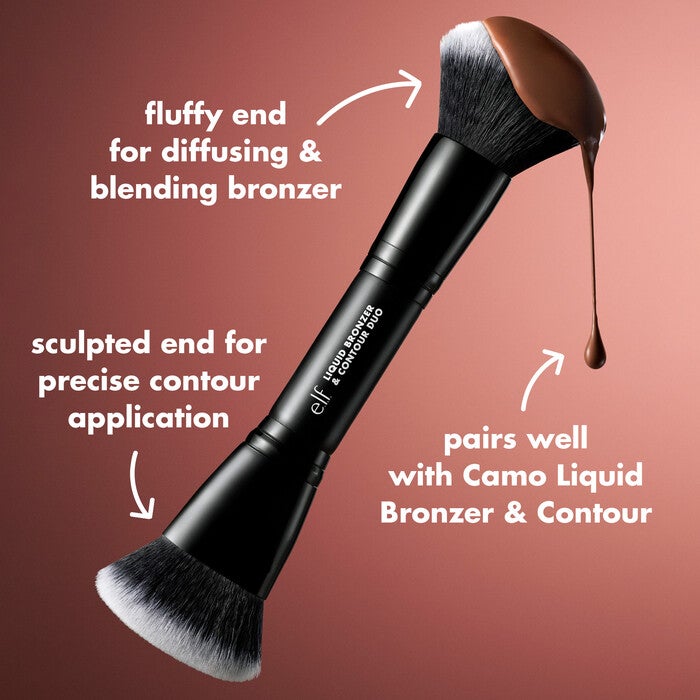 Dual Ended Brush for Bronzer and Contour